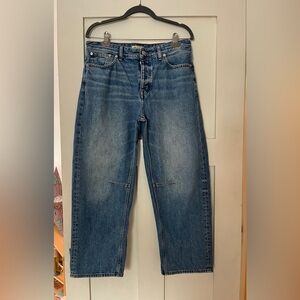 Madewell - The Darted Barrel-Leg Jean - size 29
